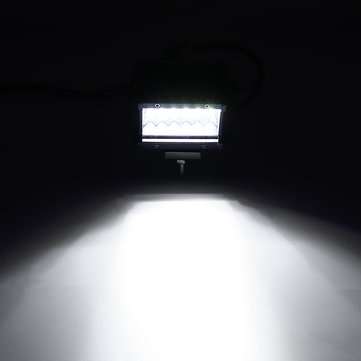 4 Inch 72W 4-Row LED Work Light Bar Spot Beam Offroad Driving Fog Lamp Pure White 10~30V for Car SUV
