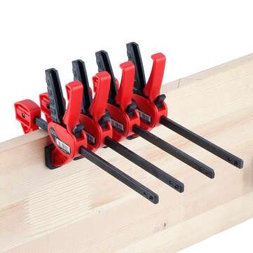 4 inch Quick Release Speed Squeeze Wood Working Work Bar F Clamp Clip Kit Spreader Clamps Gadget Too