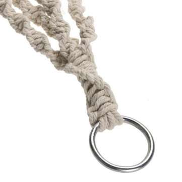 4 Legs Hand Knitting Cotton a Flower Pot Holder Hanging Basket Flower Plant Hanger Rope Hand Knittin