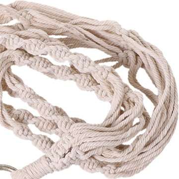 4 Legs Hand Knitting Cotton a Flower Pot Holder Hanging Basket Flower Plant Hanger Rope Hand Knittin