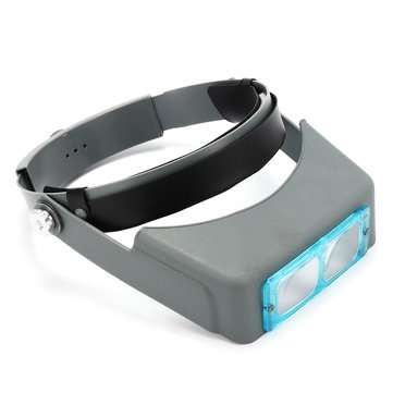 4 Lens Headband Wearing Magnifier Watch Repair Reading Optivisor Eye Welding Visor Tool