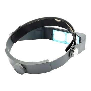 4 Lens Headband Wearing Magnifier Watch Repair Reading Optivisor Eye Welding Visor Tool