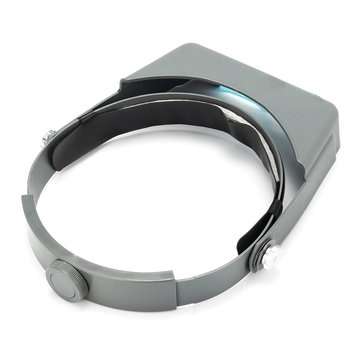 4 Lens Headband Wearing Magnifier Watch Repair Reading Optivisor Eye Welding Visor Tool