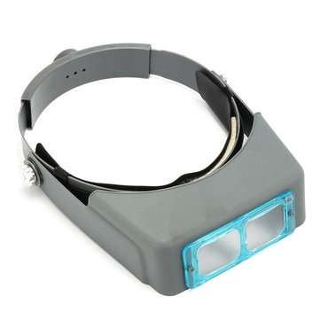 4 Lens Headband Wearing Magnifier Watch Repair Reading Optivisor Eye Welding Visor Tool