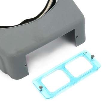 4 Lens Headband Wearing Magnifier Watch Repair Reading Optivisor Eye Welding Visor Tool