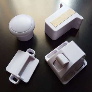 4 Pcs Magnetic Children Kids Cupboard Cabinet Drawer Safety Security Locks