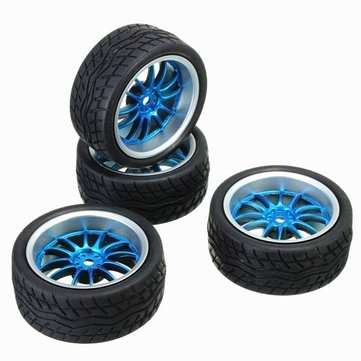 4 Pcs Flat Wheel Tire Smart Car Accessories Racing Tire