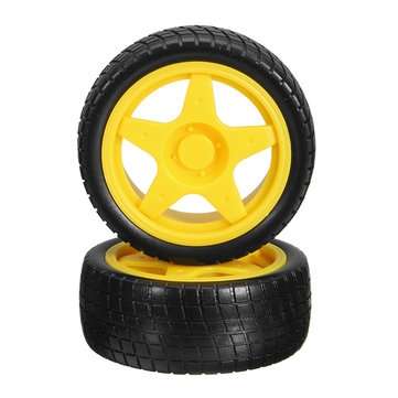 4 Pcs Smart Robot Tyres Wheels For  TT Motor