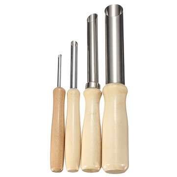 4 Pcs Round Hole Cutter Stainless Steel Circle Shaping Pottery Clay Sculpture Tools