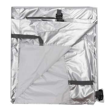 4 x 1.8m Caravan Privacy Screen Sun Shade Sunscreen for Car Side Privacy Screen Sun Blocker Roll Out