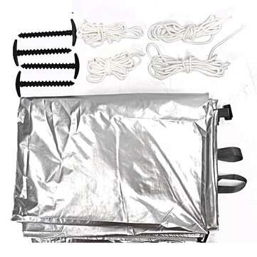 4 x 1.8m Caravan Privacy Screen Sun Shade Sunscreen for Car Side Privacy Screen Sun Blocker Roll Out