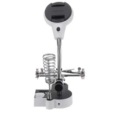 4.5x-11x Magnifier Desk Lamp Desktop Magnifying Glasses Repair Clampwith LED Light