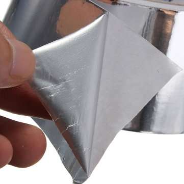 4.8cm x 17m Aluminum Foil Adhesive Seal Ring Tape