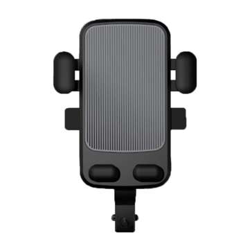4.7-6.5" Mobile Phone GPS Holder Quick Lock Anti-Skid Shockproof Universal For Mo... (COLOR.: BLACK)