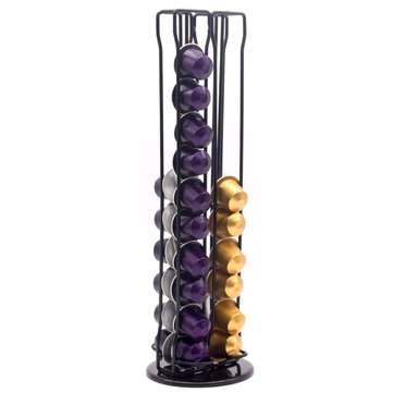 40 Chrome Coffee Capsule Holder Capsule Pods Holder Stand Dolce Coffee Station