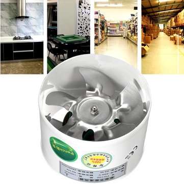 4`` Inline Duct Fan Booster Exhaust Blower Air Cooling Vent Metal Blade