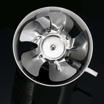 4`` Inline Duct Fan Booster Exhaust Blower Air Cooling Vent Metal Blade