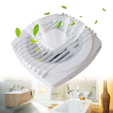4`` 220V Ventilating Exhaust Extractor Fan Plastic Draw Line Ventilation Hang Fan for Window Wall Ba