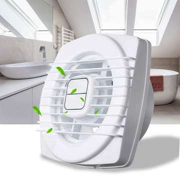 4`` 220V Ventilating Exhaust Extractor Fan Plastic Draw Line Ventilation Hang Fan for Window Wall Ba