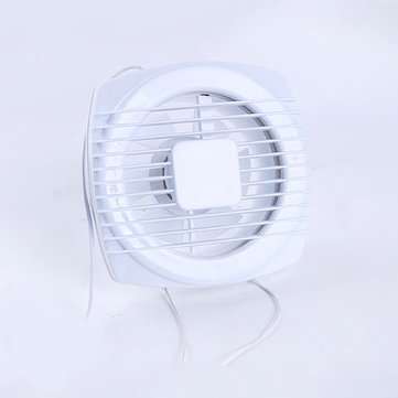 4`` 220V Ventilating Exhaust Extractor Fan Plastic Draw Line Ventilation Hang Fan for Window Wall Ba
