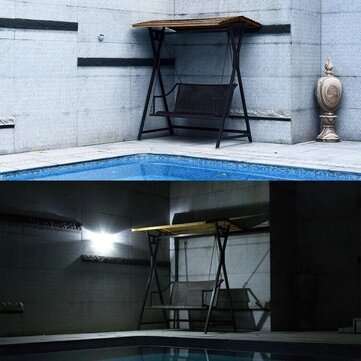 40 LED Solar Light Transparent Small Outdoor Wall Lamp White Light 8M Sensing Distance 120 Degree Se