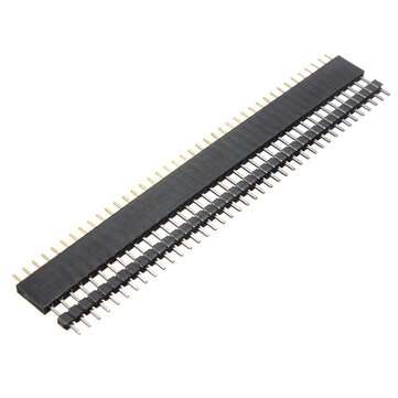40 Pin 2.54mm Male Female SIL Socket Row Strip PCB Connector