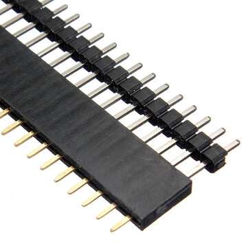 40 Pin 2.54mm Male Female SIL Socket Row Strip PCB Connector