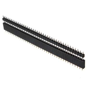40 Pin 2.54mm Male Female SIL Socket Row Strip PCB Connector
