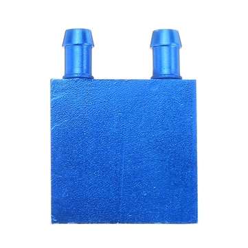 40*40 0.5mm Blue Aluminum Alloy Water Cooling Block Radiator Liquid Cooler Heat Sink Equipment