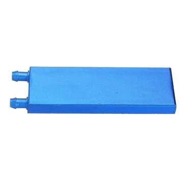 40*120 0.5mm Blue Aluminum Alloy Water Cooling Block Radiator Liquid Cooler Heat Sink Equipment