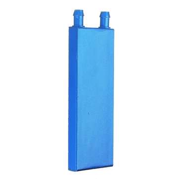 40*120 0.5mm Blue Aluminum Alloy Water Cooling Block Radiator Liquid Cooler Heat Sink Equipment