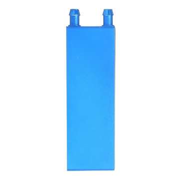 40*120 0.5mm Blue Aluminum Alloy Water Cooling Block Radiator Liquid Cooler Heat Sink Equipment
