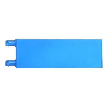 40*120 0.5mm Blue Aluminum Alloy Water Cooling Block Radiator Liquid Cooler Heat Sink Equipment