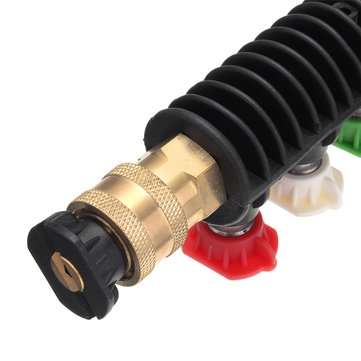 4000PSI Pressure Washer Spray Lance Wand Nozzle for Karcher K Series with 5 Tips