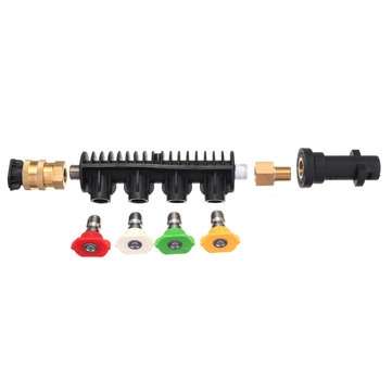 4000PSI Pressure Washer Spray Lance Wand Nozzle for Karcher K Series with 5 Tips
