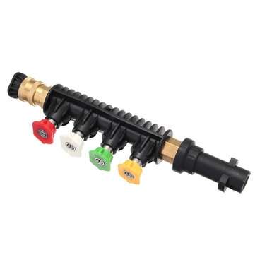 4000PSI Pressure Washer Spray Lance Wand Nozzle for Karcher K Series with 5 Tips