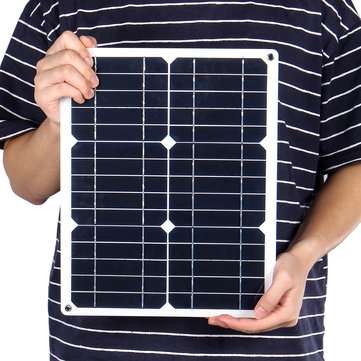 40W 18V Waterproof Mono Solar Panel Dual 12V/5V DC USB Monocrystaline Flexible Solar Charger For Car