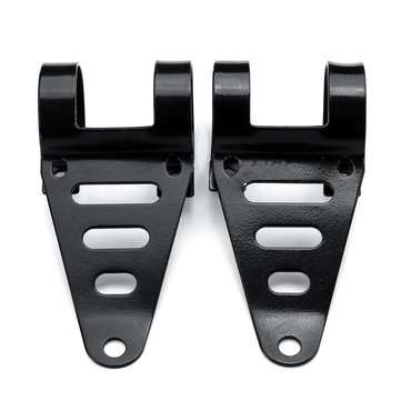 41mm-43mm Motorcycle Motorbike Headlight Mounting Bracket Adjuster Universal Fork Mount Clamp Black