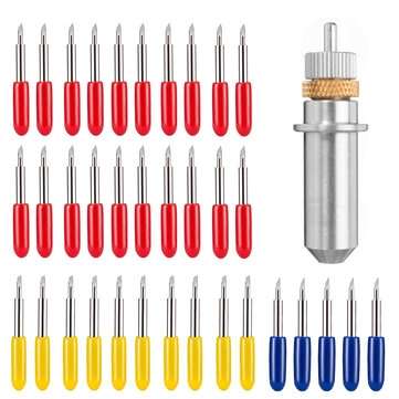 41Pcs Tungsten Steel Blade and Vinyl Cricut Cutting Plotter Holder Carbide Tungsten Blade Vinyl Film