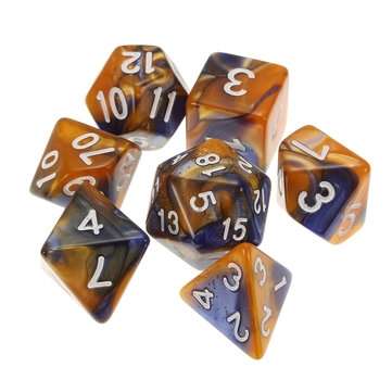 42 Pieces Polyhedral Dice Set Multisided Dices Role Playing Games Gadget