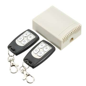 433Mhz 4CH Channel 200m Wireless Remote Control Relay Switch & 2 Transmitter