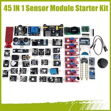 45 IN 1/37 IN 1 Sensor Module Starter Kits Set For Arduino Raspberry Pi Education Bag P... (TYPE: 2)