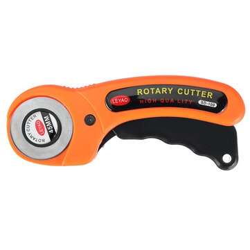 45mm Rotary Cutter Leather Cutting Tool Fabric Cutter Circular Blade DIY Sewing (TYPE: A)