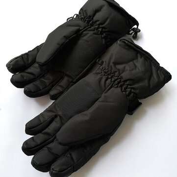 45-55 Electric Heated Gloves Touch Screen With 2 Battery Box Warmer Black Waterproof