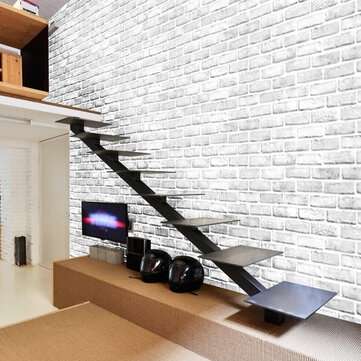45cm*10m Wall Stick Faux Brick Wallpaper Self Adhesive Contact Paper Self-adhesive Wallpaper for Hom