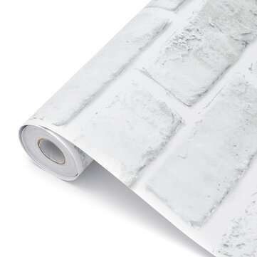 45cm*10m Wall Stick Faux Brick Wallpaper Self Adhesive Contact Paper Self-adhesive Wallpaper for Hom