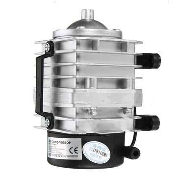 45W 220V 70L/Min Portable Electromagnetic Air Compressor Air Pump For Aquarium Hydroponic Systems