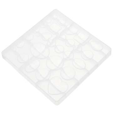 45pcs Jewelry Mould Handmade Crystal Glue DIY Mould Set Resin Silicone Mold