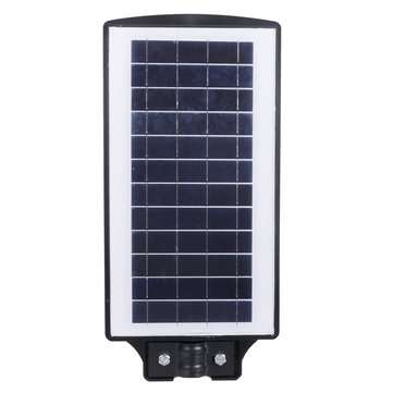 462 LED Waterproof Wall Street Light Solar Panel Radar Sensor Lamp with Remote Control