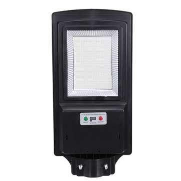 462 LED Waterproof Wall Street Light Solar Panel Radar Sensor Lamp with Remote Control